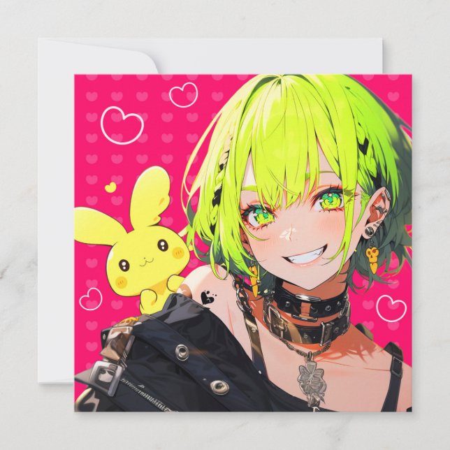 Free Card|VACHABORG Goods "♪Rabu Yujani" Invitation (Front)