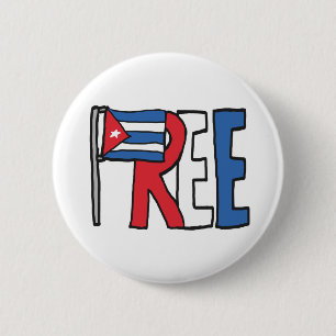 Free Cuba 6 Cm Round Badge