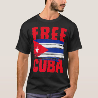 Free Cuba Premium  T-Shirt