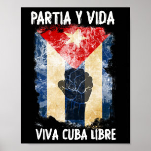 Free Cuby Resist S.o.s Cuby Flag Cubyn Vintage Men Poster