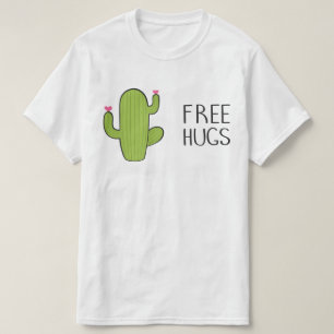 Free Cute HUGS , Funny Silly Hugging T-Shirt