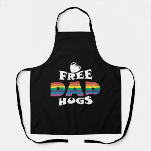 Free Dad Hugs Lgbt Apron