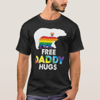 Free Daddy Hugs Rainbow Bear Lgbt Pride Gay Lesbia