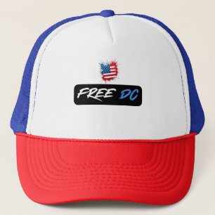 Free DC – Resist Trump Political Protest Trucker Hat