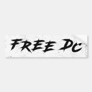 Free DC Washington Free DC Bumper Sticker