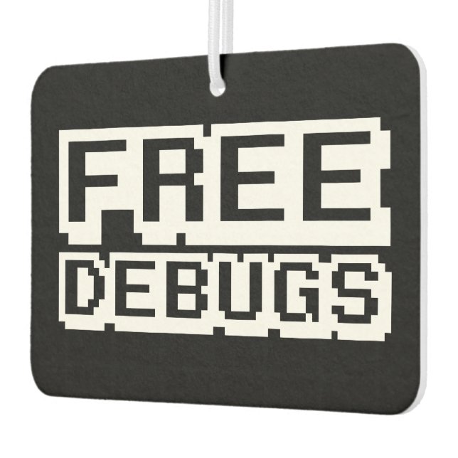 FREE DEBUGS CAR AIR FRESHENER (Left)