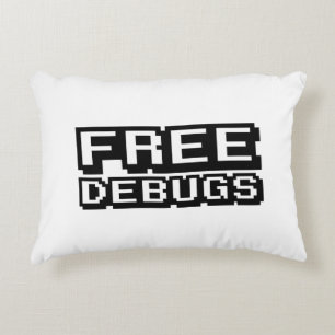 FREE DEBUGS DECORATIVE CUSHION