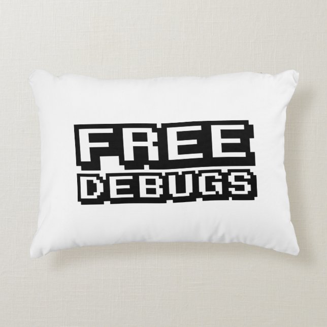 FREE DEBUGS DECORATIVE CUSHION (Front)