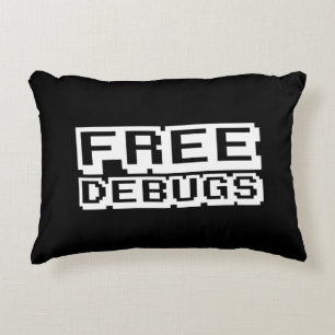 FREE DEBUGS DECORATIVE CUSHION