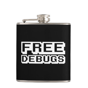FREE DEBUGS HIP FLASK