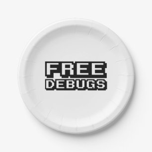 FREE DEBUGS PAPER PLATE