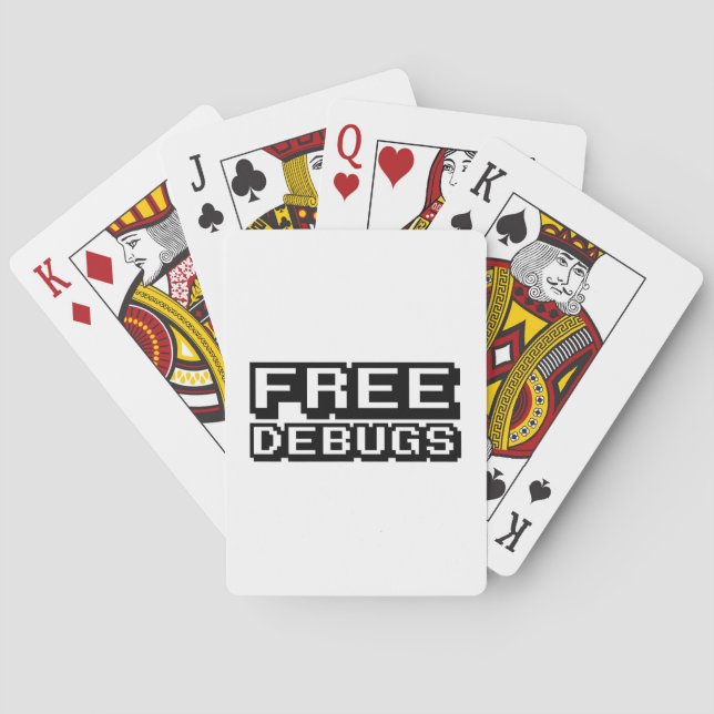 FREE DEBUGS PLAYING CARDS (Back)