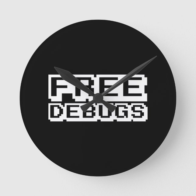 FREE DEBUGS ROUND CLOCK (Front)