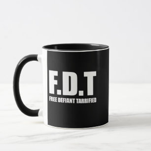 Free Defiant Tarrified Tarrifs American Mug