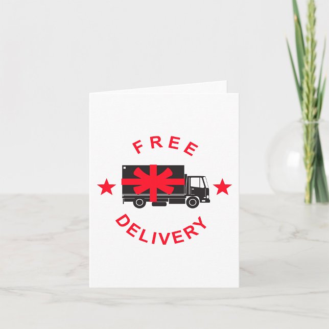 Free Delivery Truck Card (Creator Uploaded)