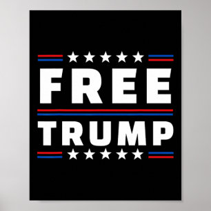 Free Donald Trump Republican Support  Poster