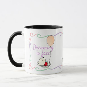 Free Dreams Bear with Balloons Mug