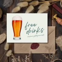 Free Drinks Brewery Wedding