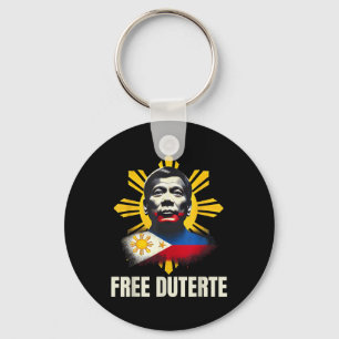 Free Duterte Du30 President Rodrigo Digong Patriot Key Ring