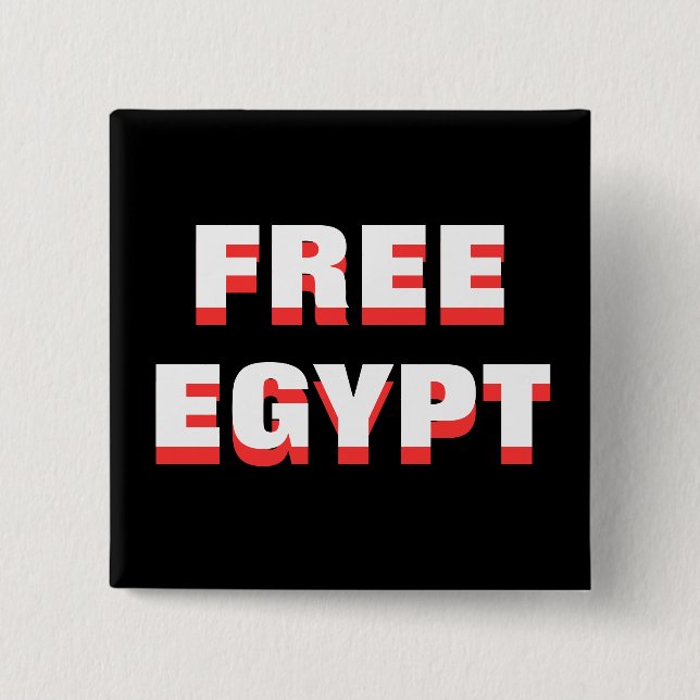 FREE EGYPT 15 CM SQUARE BADGE (Front)