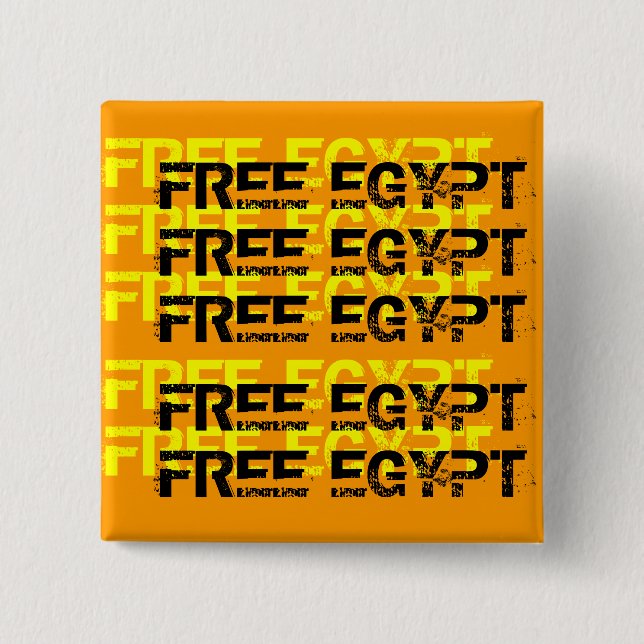 FREE EGYPT 15 CM SQUARE BADGE (Front)