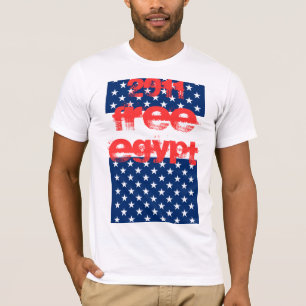 FREE EGYPT 2011RED WHITE BLUE T-Shirt