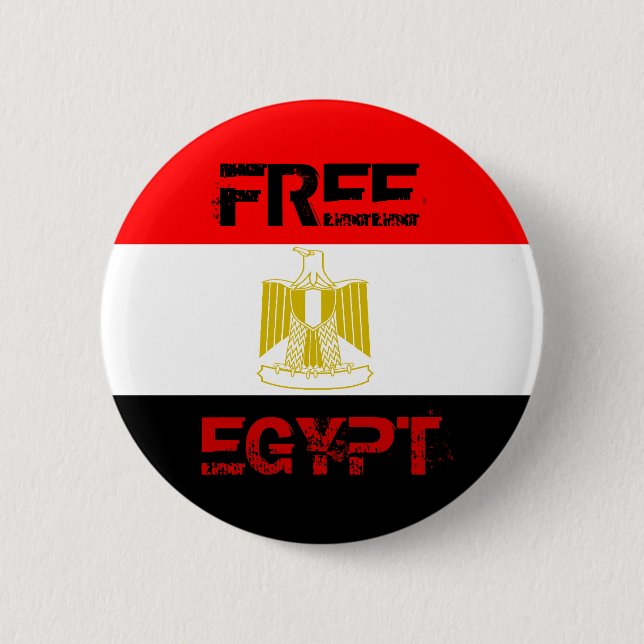 FREE EGYPT 6 CM ROUND BADGE (Front)
