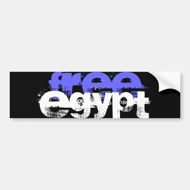 FREE EGYPT BUMPER STICKER (Front)