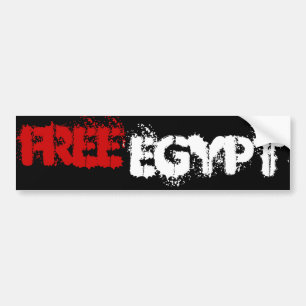 FREE EGYPT BUMPER STICKER