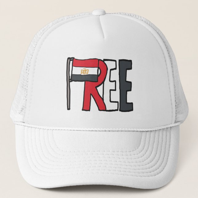 Free Egypt Trucker Hat (Front)