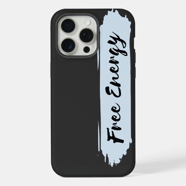 free energy iPhone case (Back)