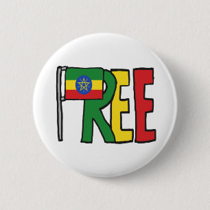 Free Ethiopia 6 Cm Round Badge