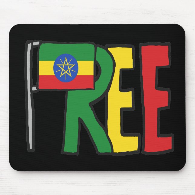 Free Ethiopia Mouse Pad (Front)