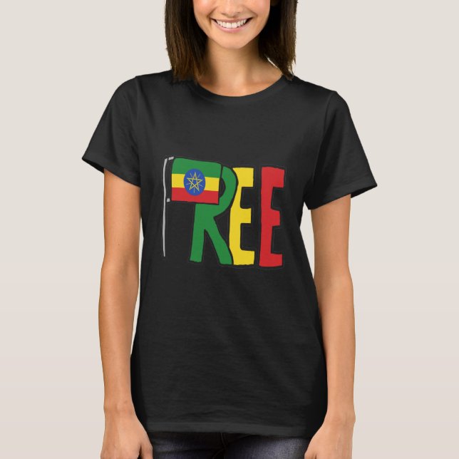 Free Ethiopia T-Shirt (Front)