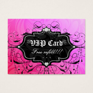 Free Eyelash Refill VIP Gift Card Pink Chandelier