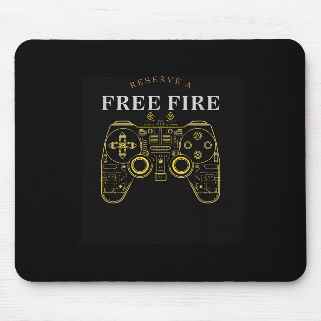 Free Fire Online Gamer Control Console Win Digital Mouse Pad (Front)