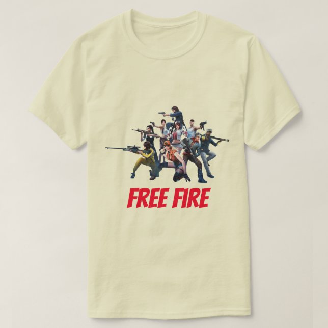 Free Fire T- Shirt Design (Design Front)