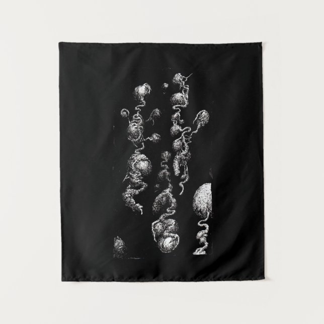 Free-floating Organic Aberrations Tapestry (Front)
