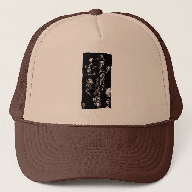 Free-floating Organic Aberrations Trucker Hat (Front)