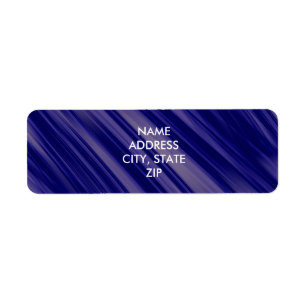 Free Flowing Movement Abstract Return Address Label