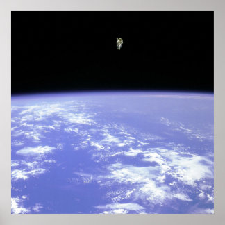 Free-flying Astronaut Poster