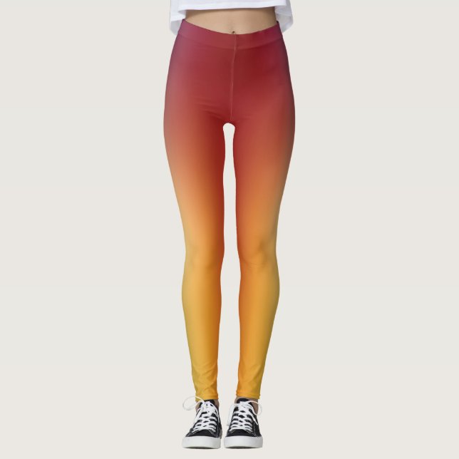 free form gradient on extra small leggings (Front)