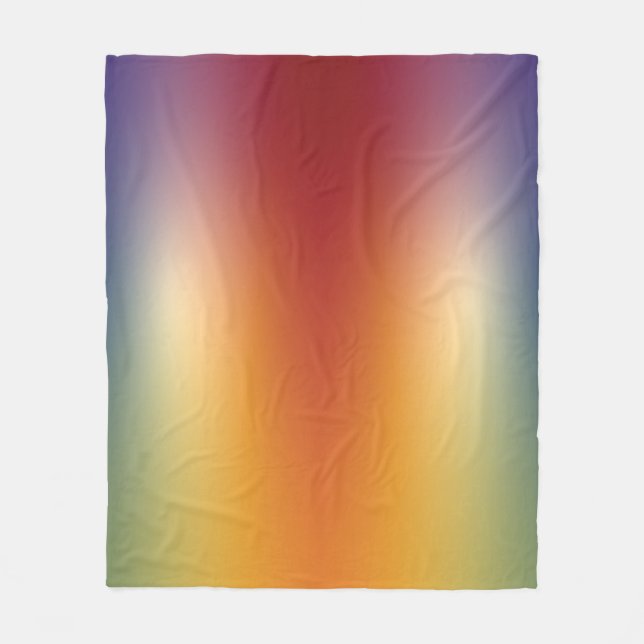 free form gradient on fleece blanket (Front)