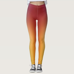 free form gradient on legging