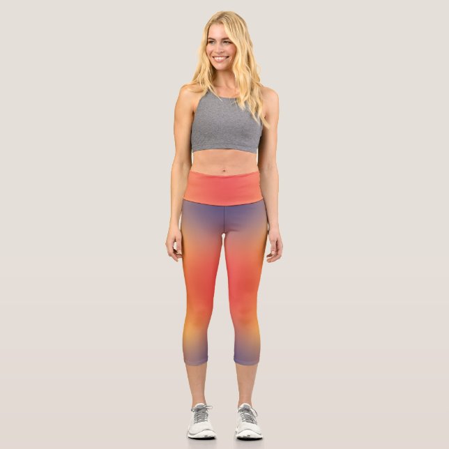 free form gradient on  medium  legging (Front)