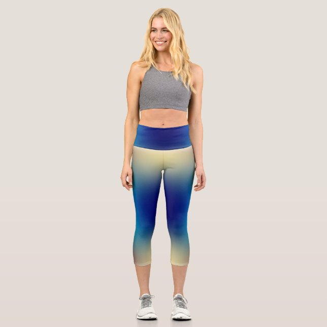 free form gradient on  small legging (Front)