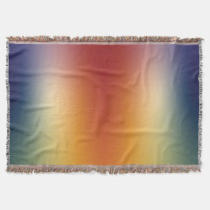 free form gradient on throw fleece blanket