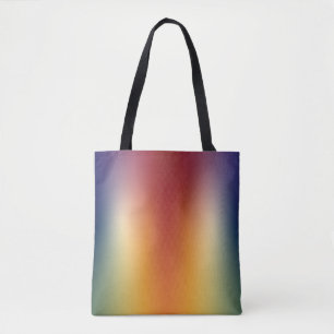 free form gradient on tote bag