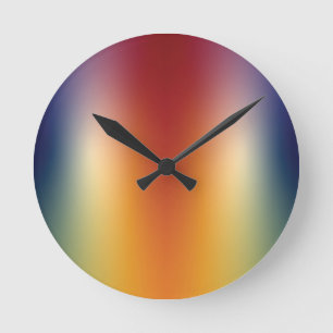 free form gradient on wall clock