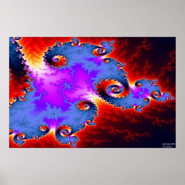 Free Fractal #1 Poster (Front)